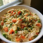 Creamy Chicken Pot Pie Orzo