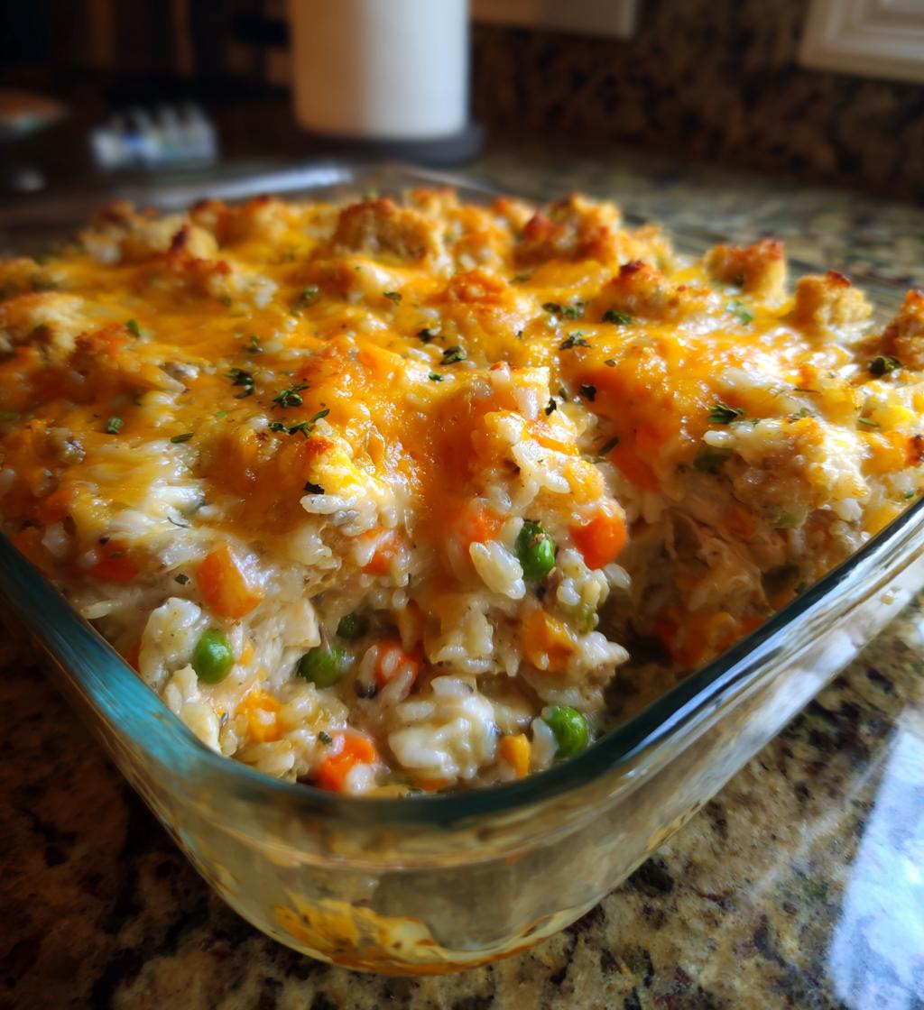 Creamy Chicken Wild Rice Casserole - detail 1
