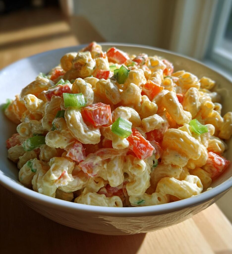 Creamy Deviled Macaroni Salad