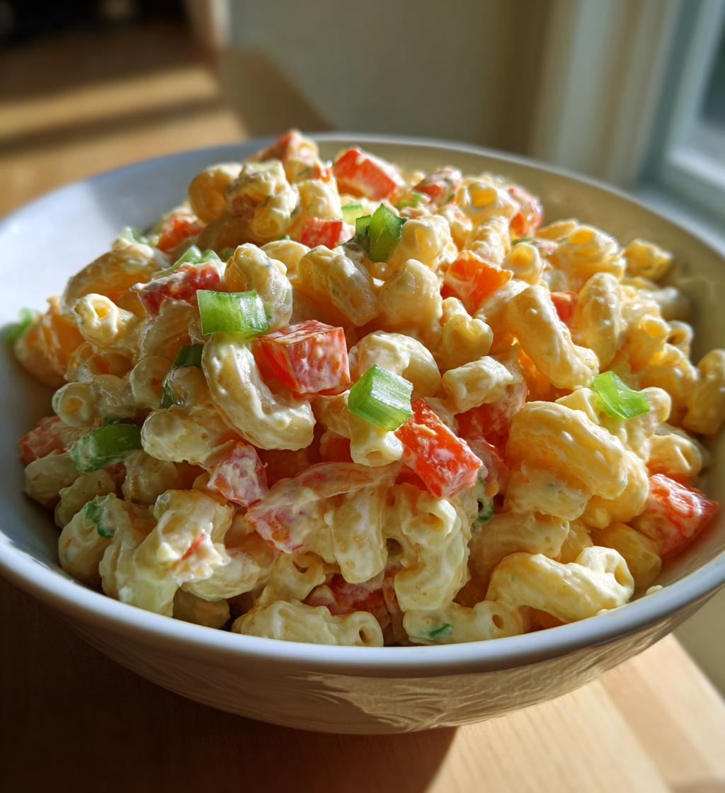 Creamy Deviled Macaroni Salad