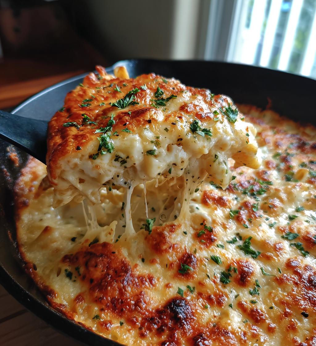 Creamy Garlic Parmesan Pasta Bake - detail 1