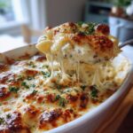 Creamy Garlic Parmesan Pasta Bake