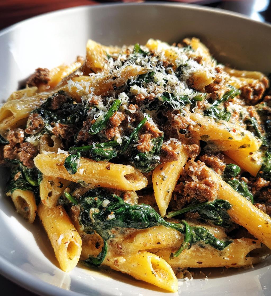 Creamy High Protein Beef Pasta - detail 1