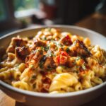 Creamy Honey Bbq Chicken Cheddar Pasta