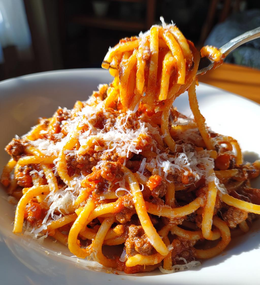 Creamy Italian Spaghetti Ground Beef One Pot Meal