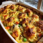 Creamy Mushroom Chicken & Rice Casserole