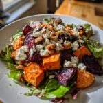 Creamy Roasted Beet Salad Sweet Potato Feta