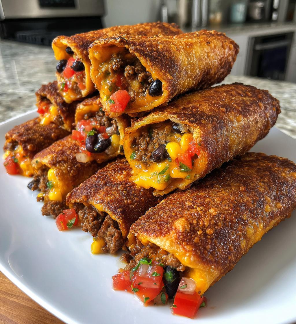 Crispy Nacho Egg Rolls - detail 1