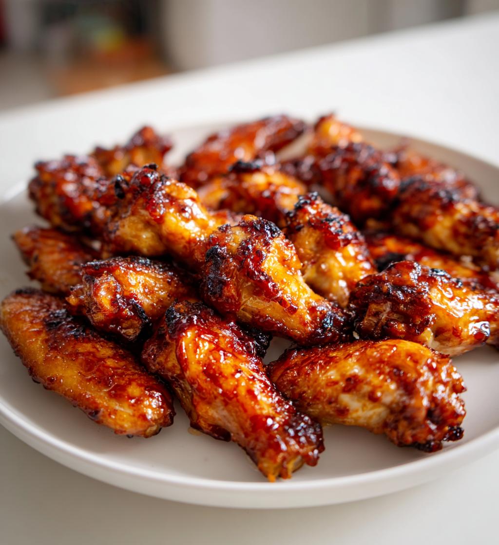 Crispy Oven Baked Honey Bbq Chicken Wings - detail 1