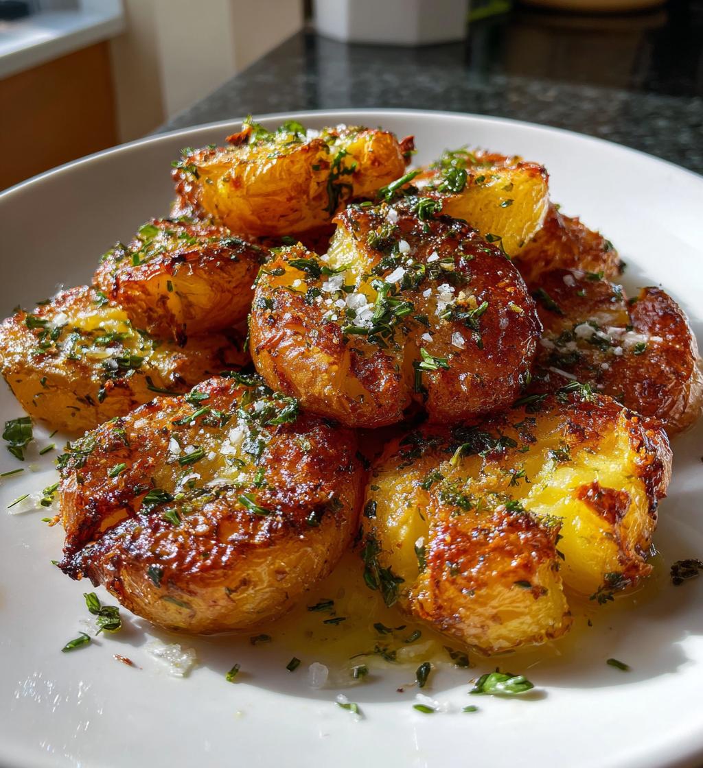 Crispy Smashed Potatoes