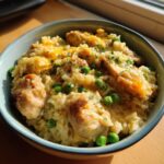 Crockpot Cheesy Chicken and Rice Recipe