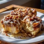 Crockpot Gooey Cinnamon Roll Dump Cake
