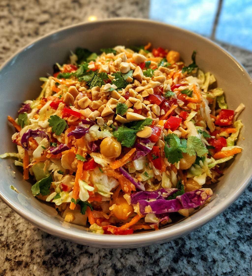 Crunchy Thai Chickpea Salad - detail 1