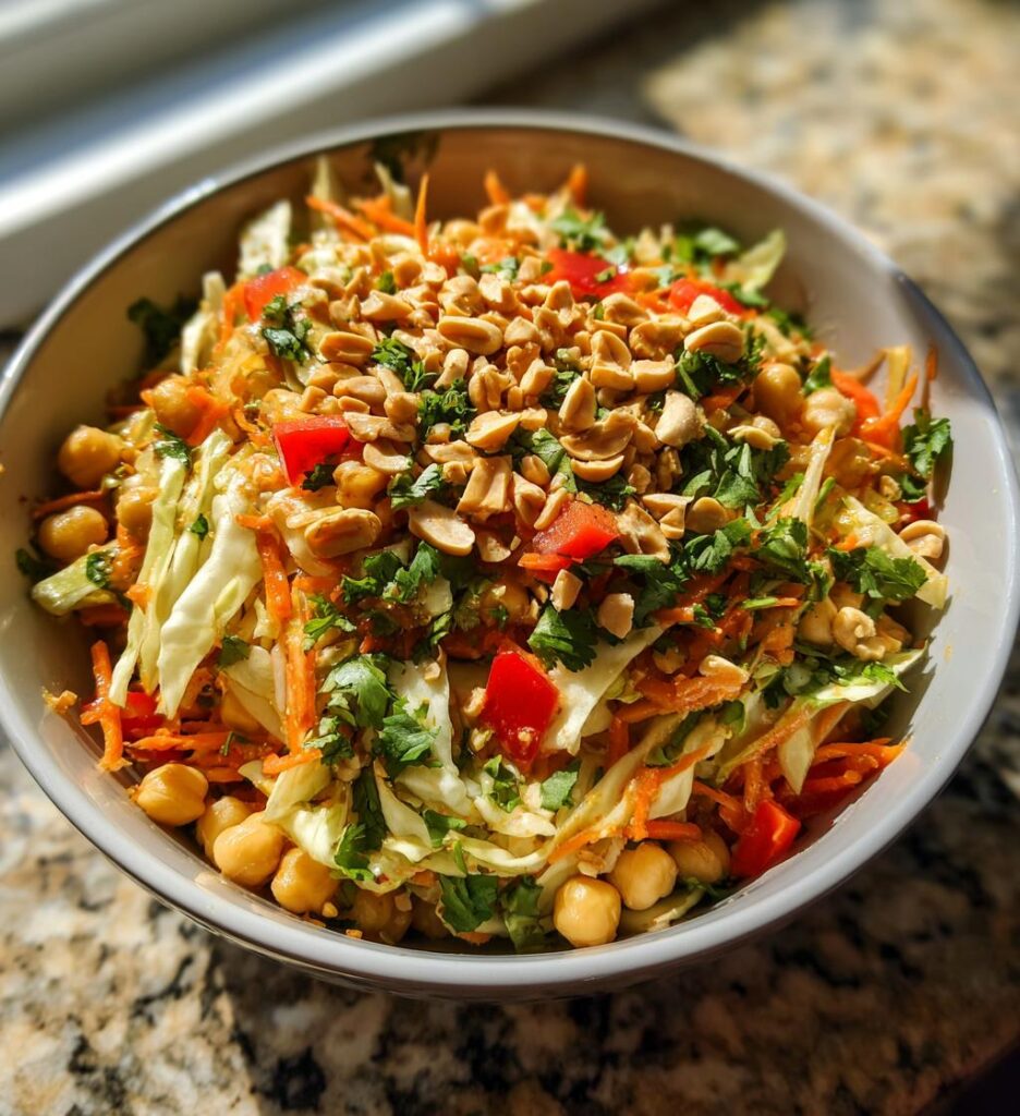 Crunchy Thai Chickpea Salad