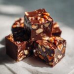 Dark Chocolate Nut Squares