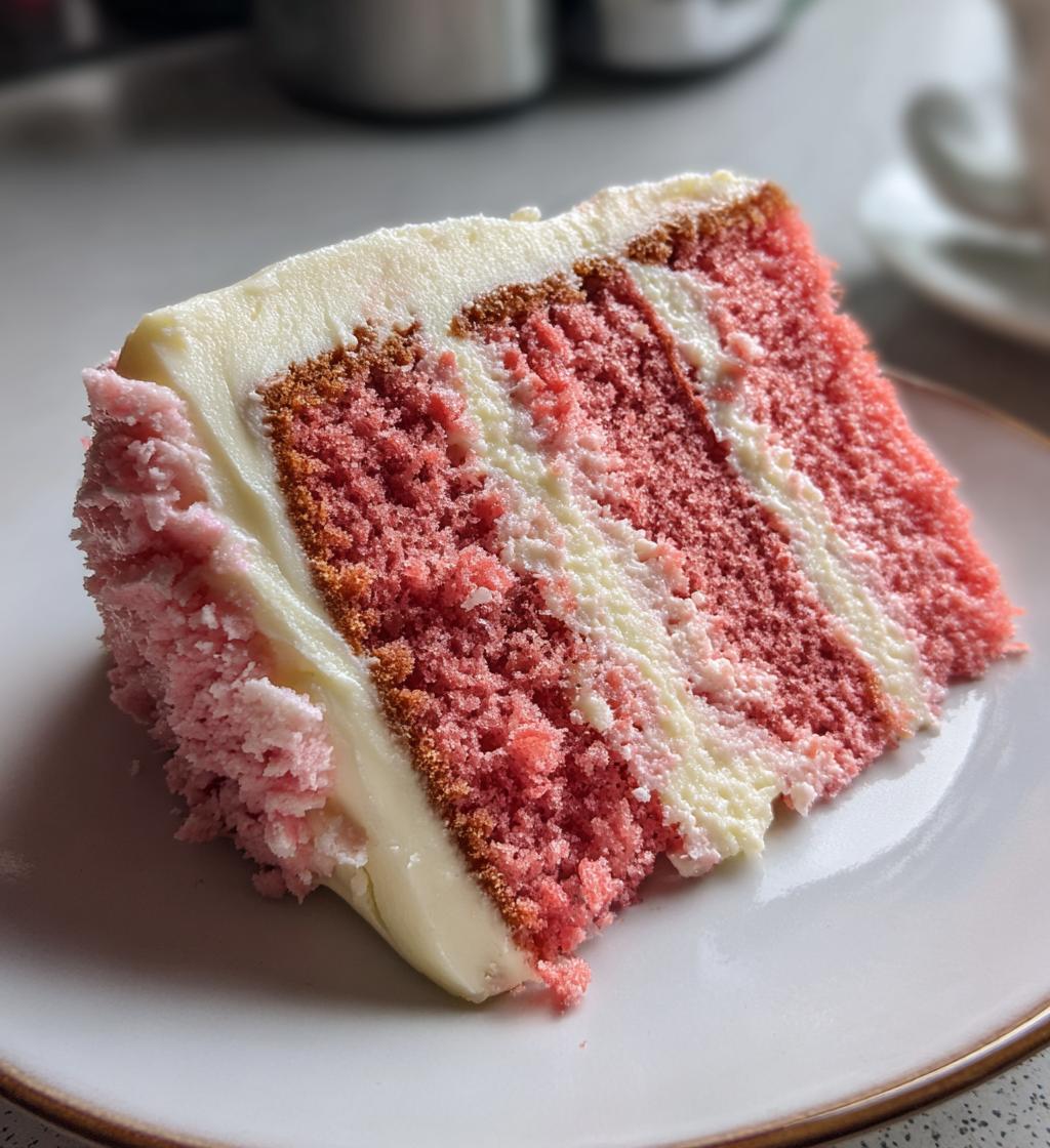 Delicious Festive Pink Velvet Cake - detail 1