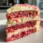 Delicious Festive Pink Velvet Cake