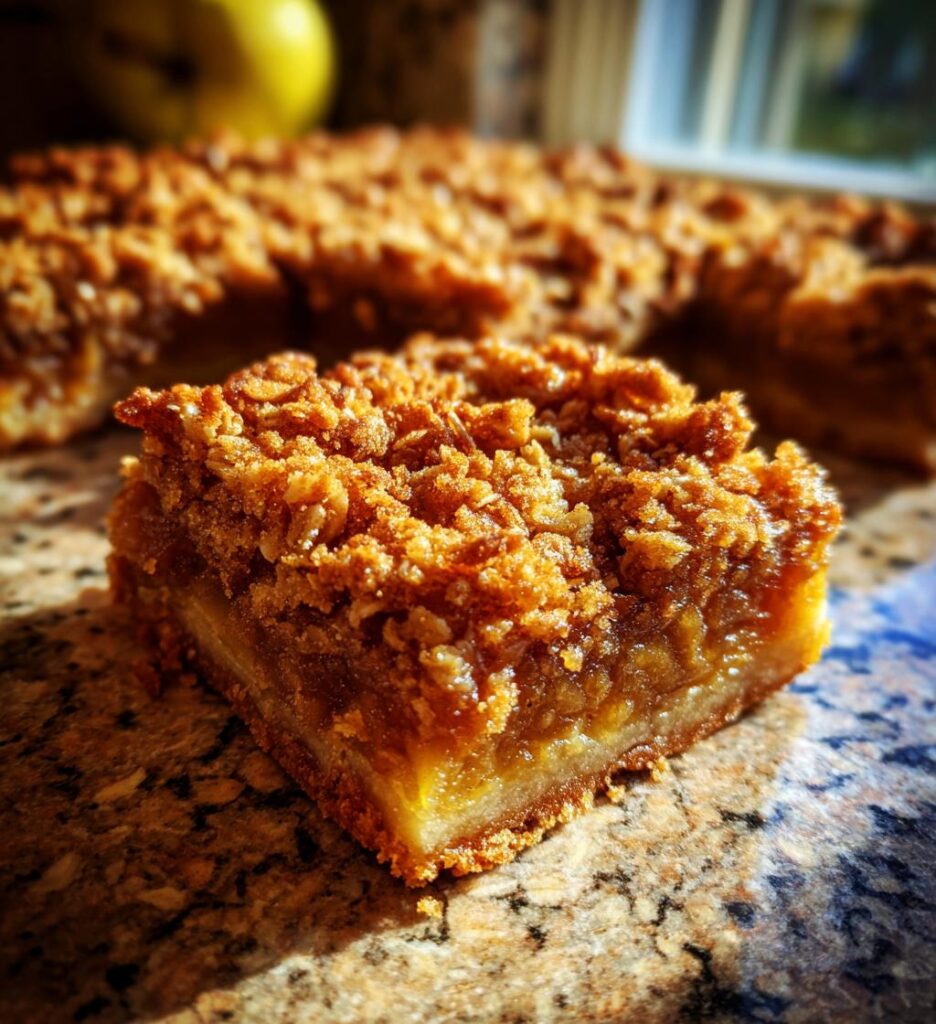 Easy Apple Crisp Bars