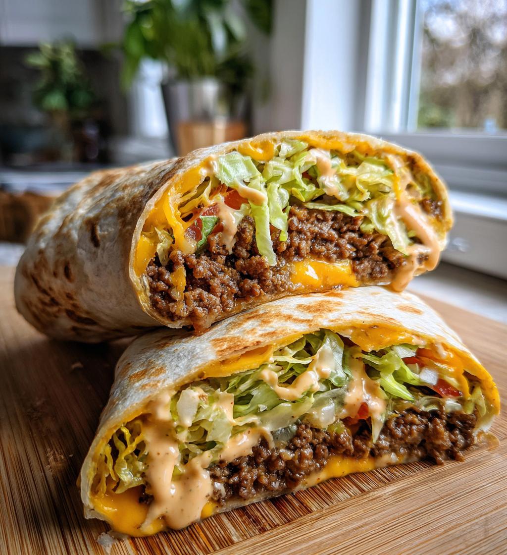 Easy Big Mac Wrap - detail 1