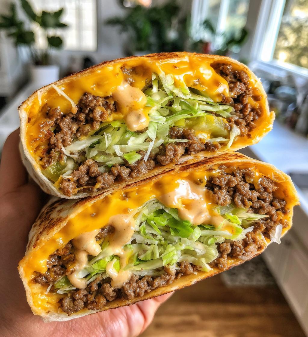 Easy Big Mac Wrap