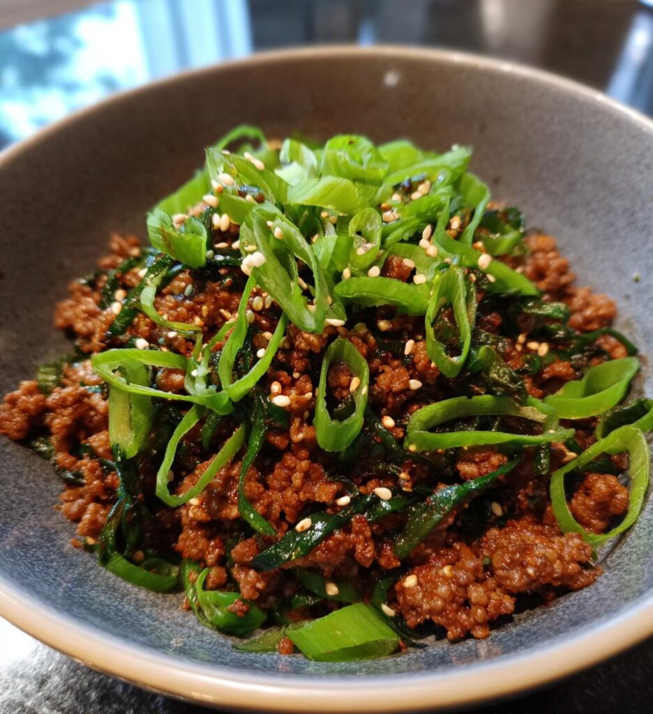 Easy Ground Beef Bulgogi