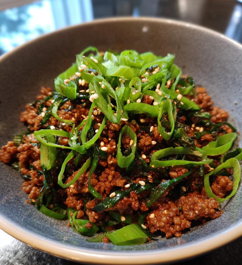 Easy Ground Beef Bulgogi