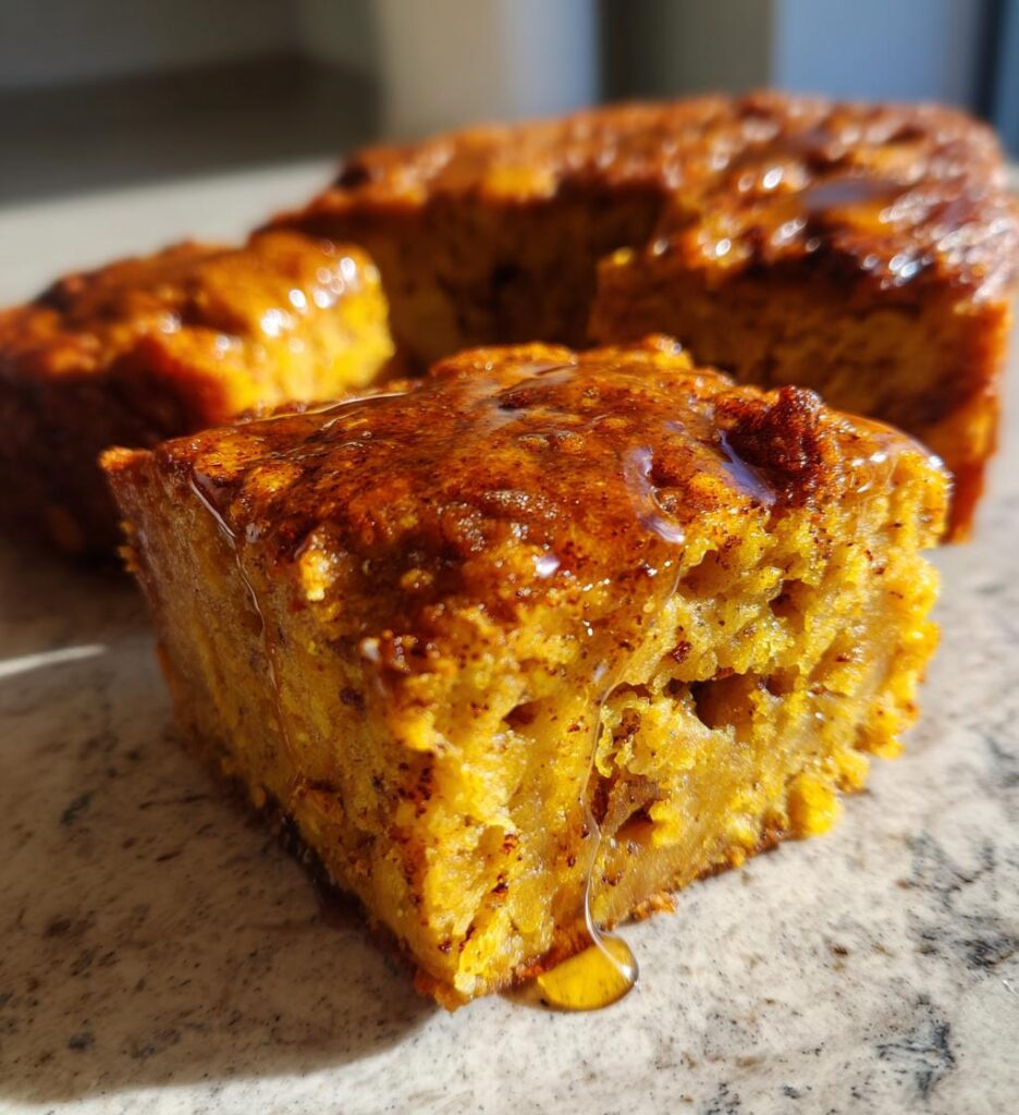 Easy Pumpkin Maple Blondies