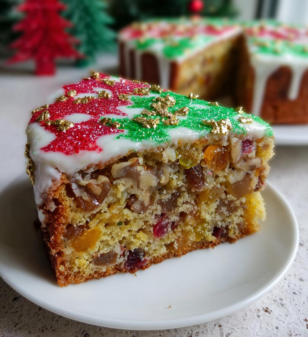 Festive Christmas Cake Traybake