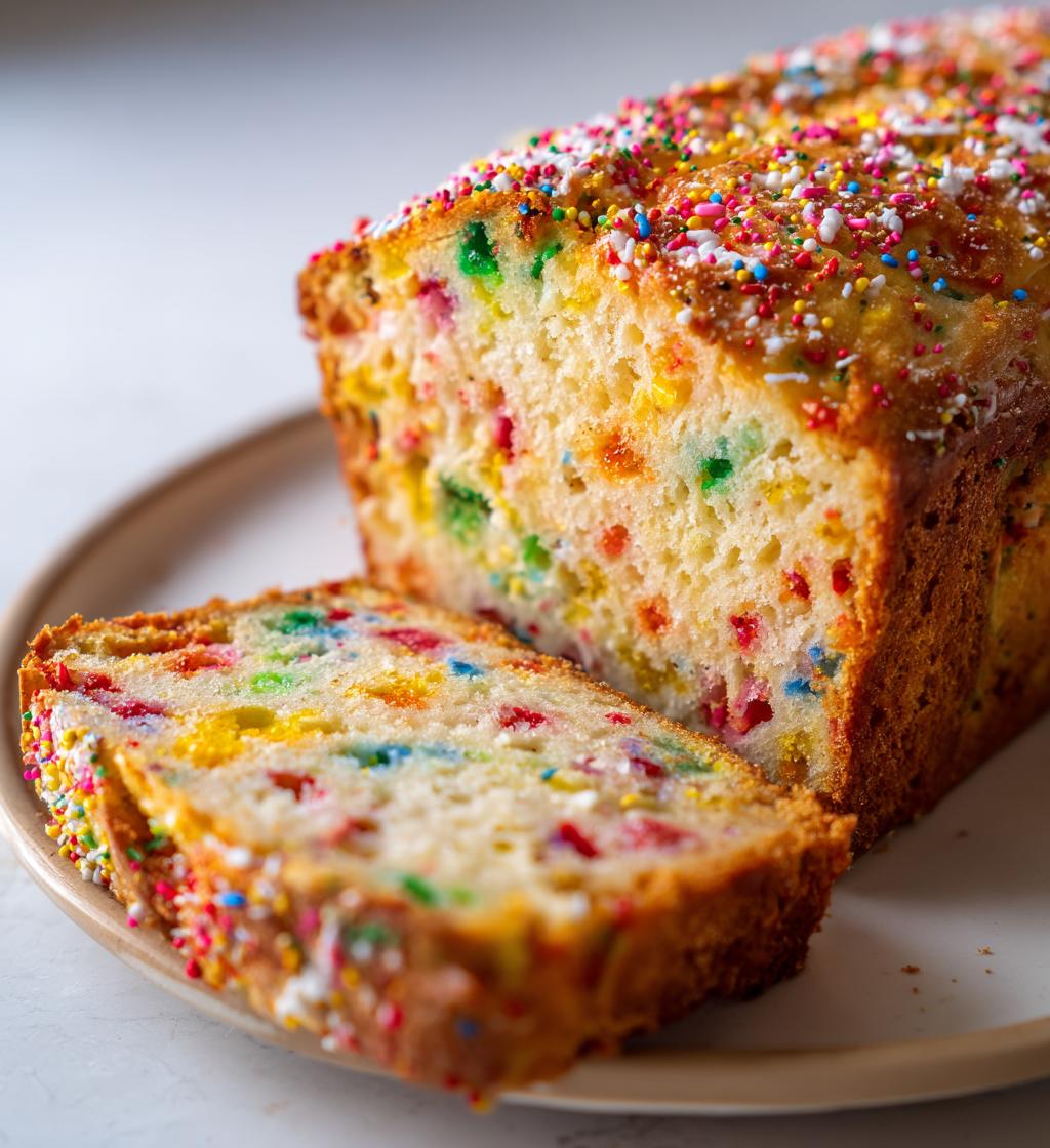 Festive Christmas Sprinkle Buttermilk Bread