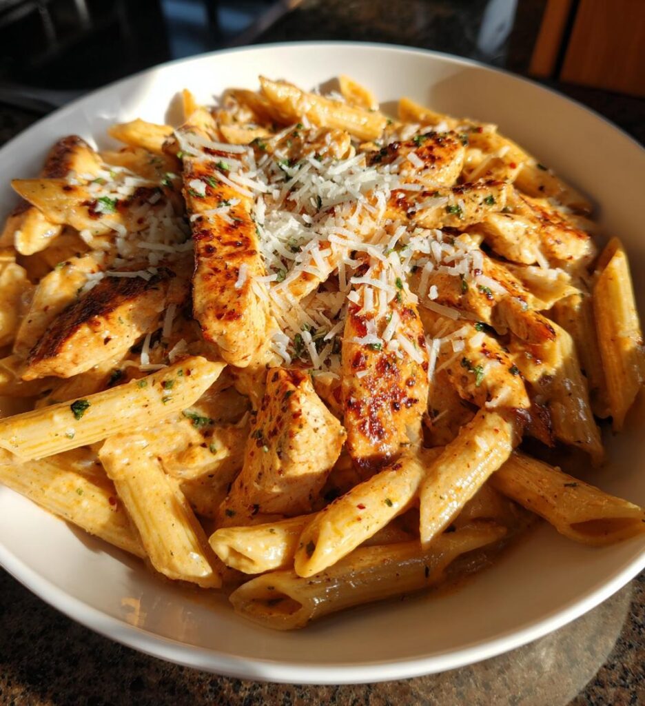 Five Ingredient Creamy Cajun Chicken Pasta