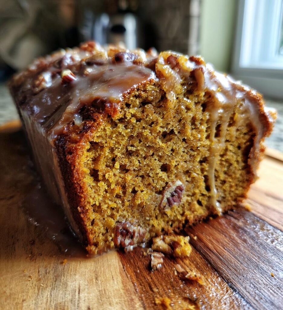 Flourless Maple Pecan Pumpkin Yogurt Cake