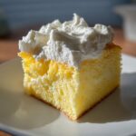 Fluffy Lemon Cake with Whipped Cream