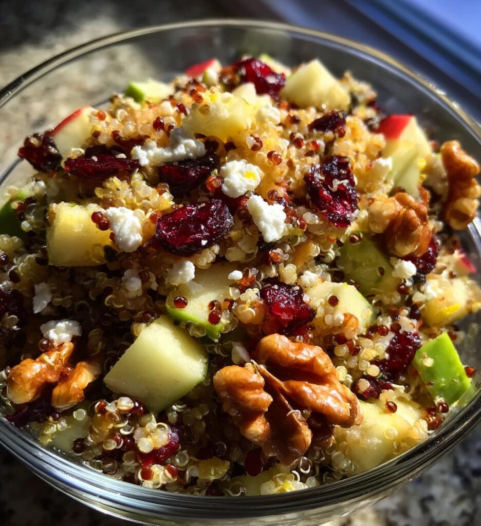 Fresh Quinoa Apple Salad