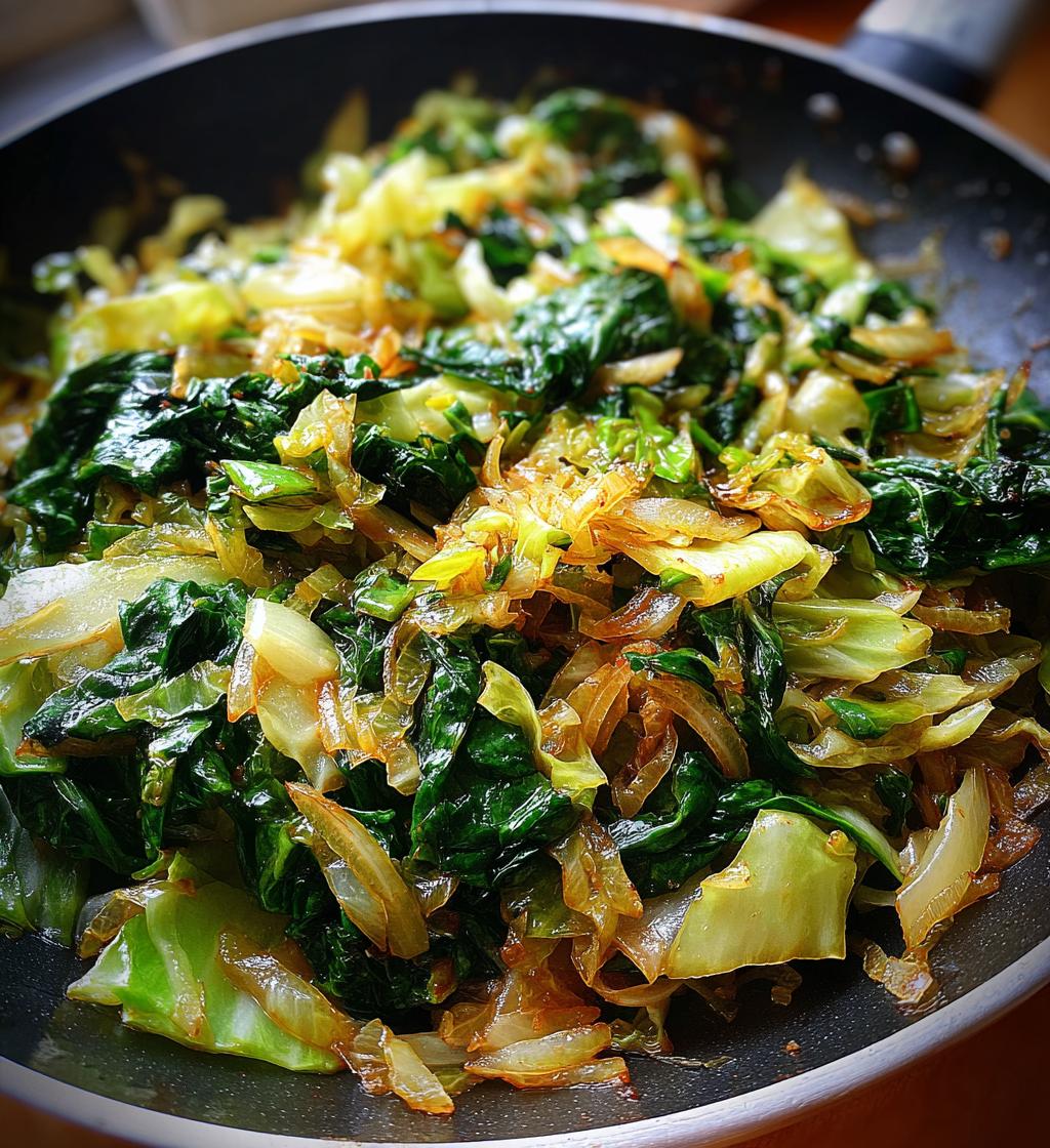 Fried Cabbage with Onion And Garlic - detail 1
