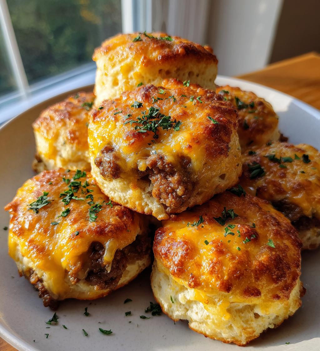 Garlic Parmesan Cheeseburger Bombs - detail 1