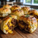 Garlic Parmesan Cheeseburger Bombs