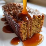 Gingerbread Pudding Cake with Syrup