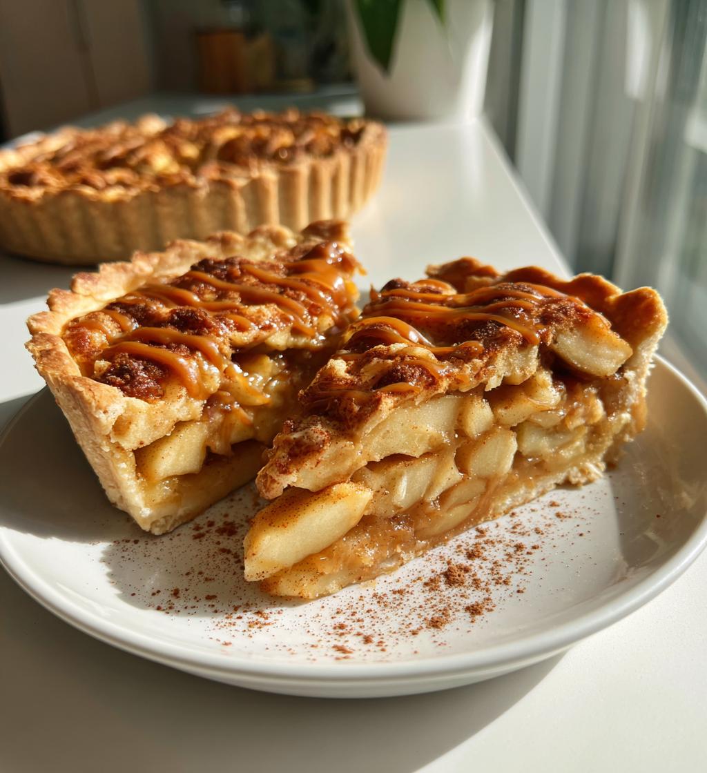 Gluten Free Caramel Apple Tart - detail 1