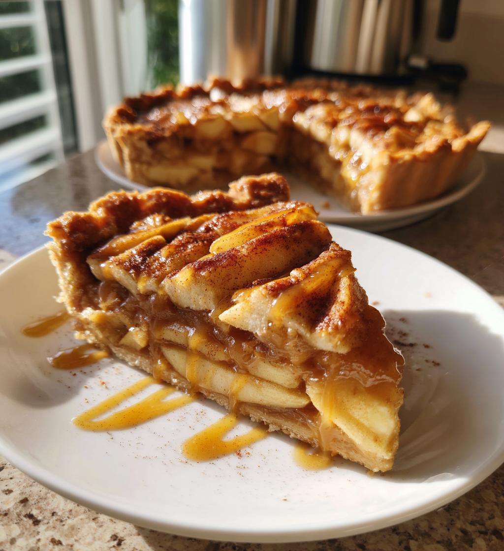 Gluten Free Caramel Apple Tart