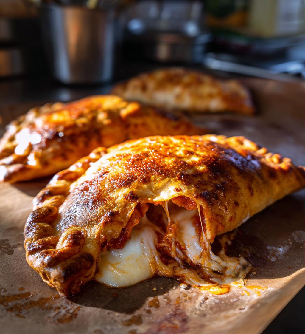Gooey Buffalo Chicken Pizza Pockets - detail 1