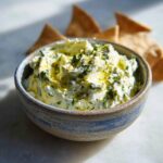 Green Olive And Feta Cheese Dip