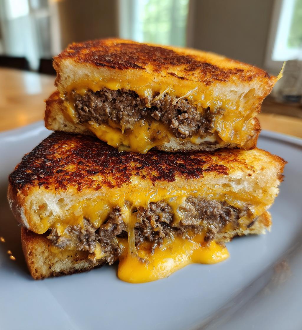 Grilled Cheese Patty Melts - detail 1