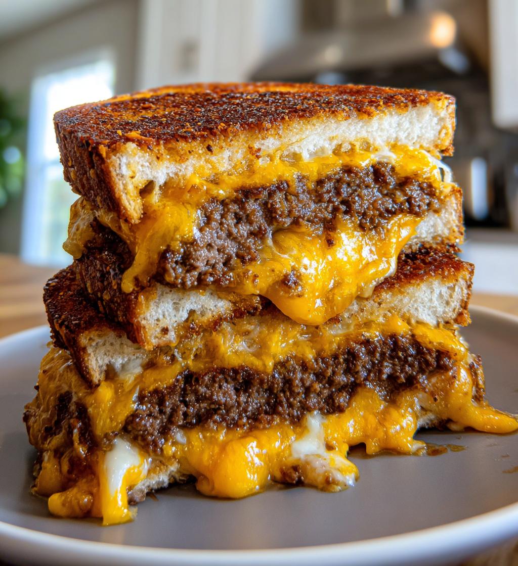 Grilled Cheese Patty Melts
