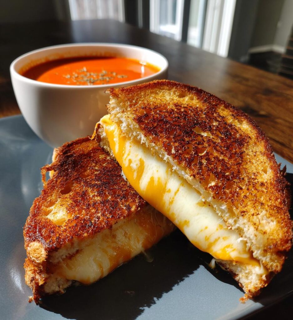 Grilled Cheese and Tomato Soup