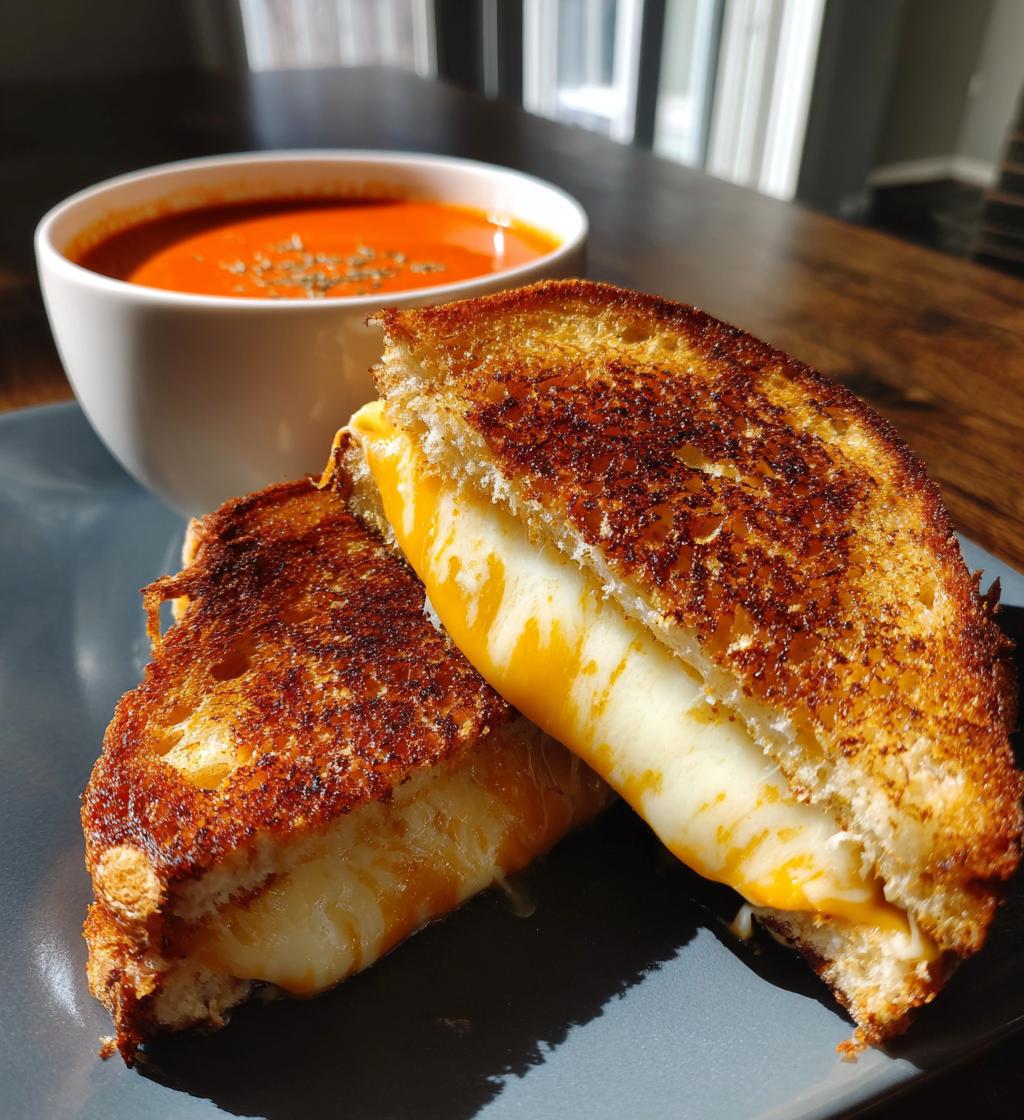 Grilled Cheese and Tomato Soup