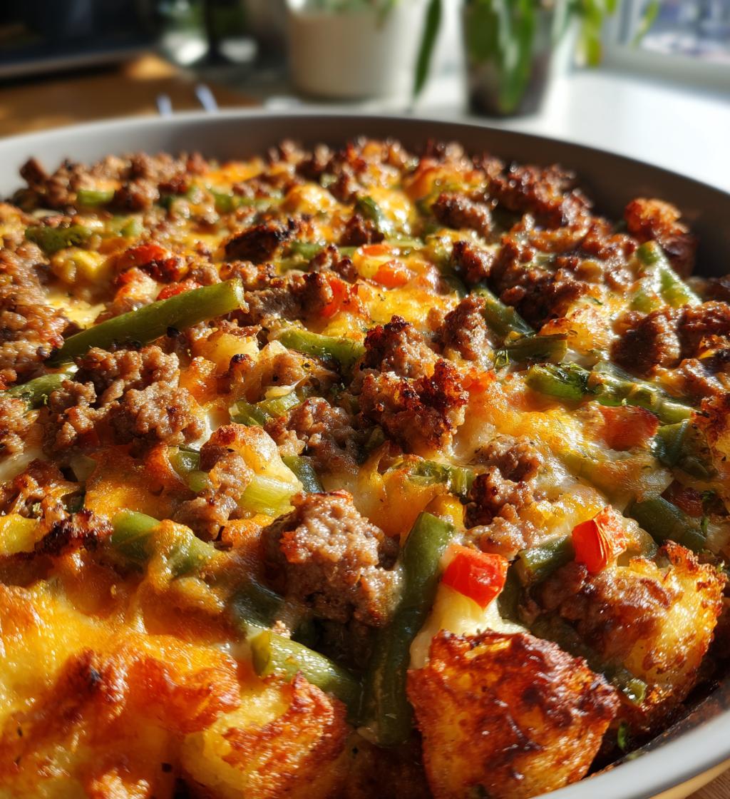 Ground Beef Hobo Casserole