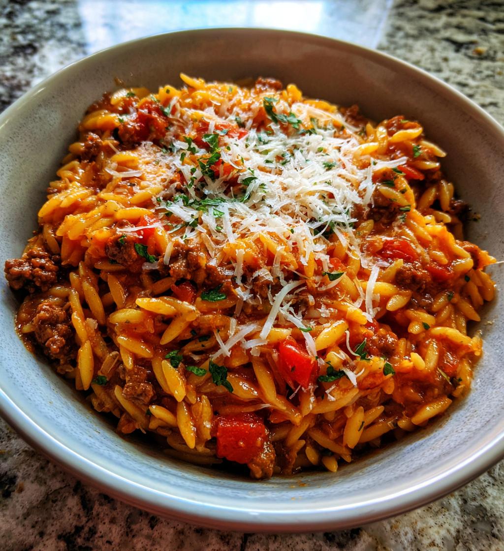 Ground Beef Orzo - detail 1