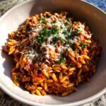 Ground Beef Orzo