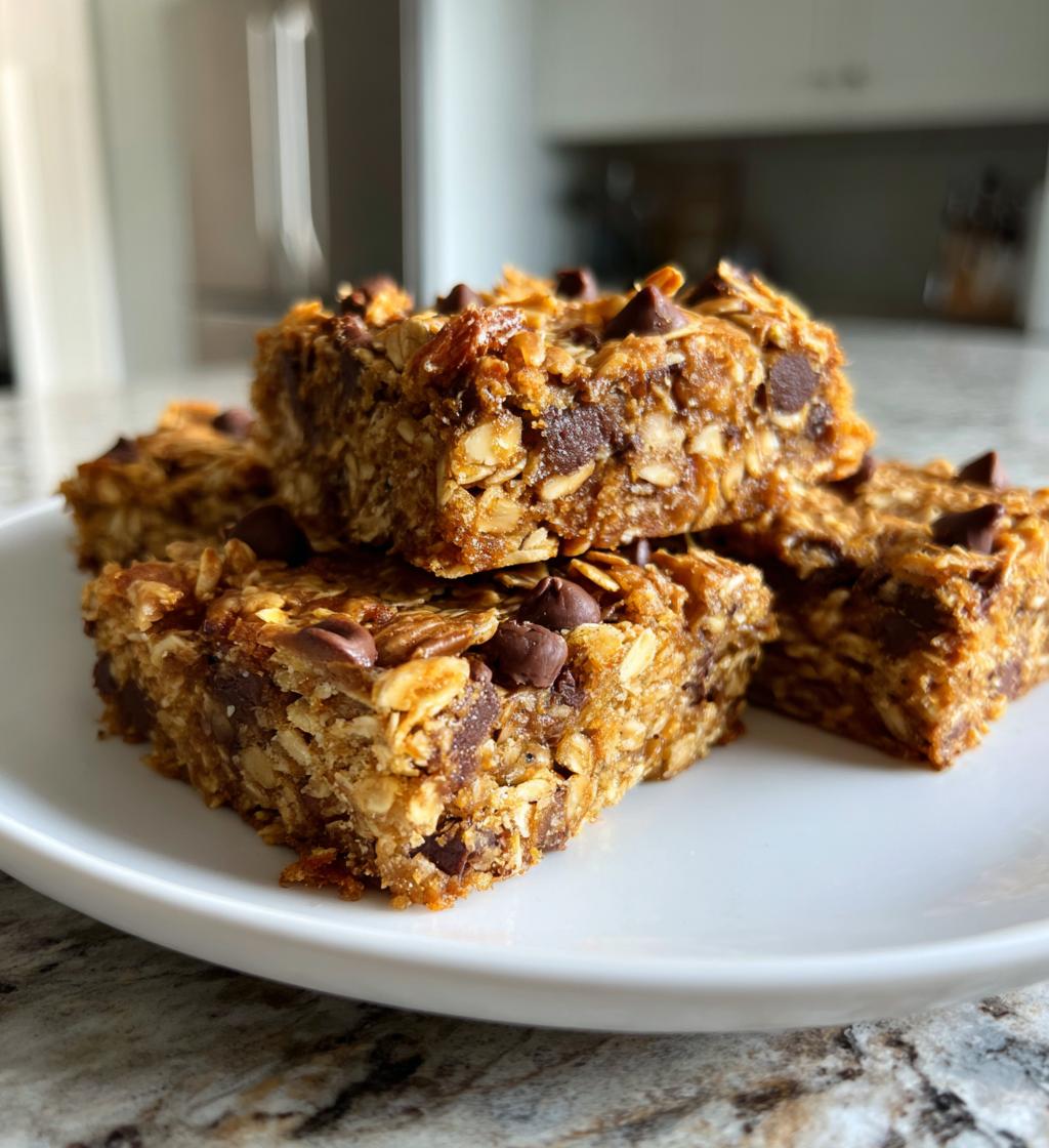 Healthy Banana Oatmeal Bars - detail 1