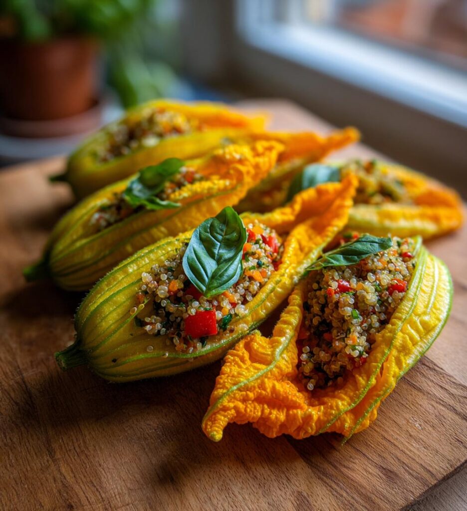 Healthy Pumpkin Blossoms